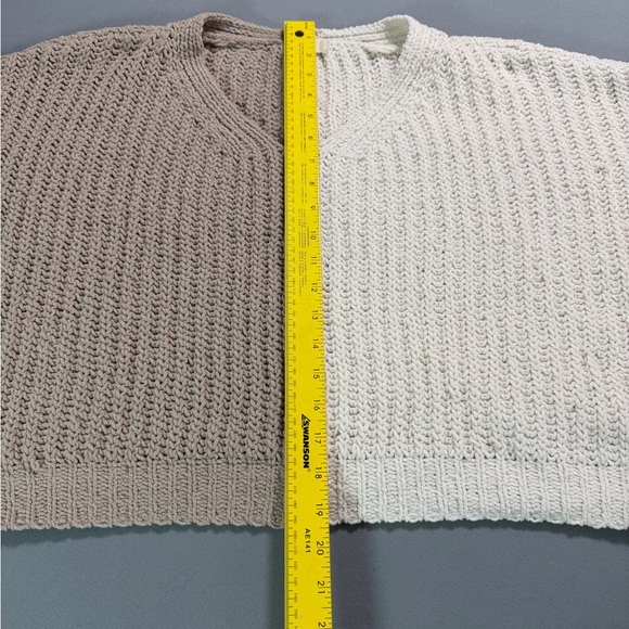 Altar'd State Beige and Cream Knit Sweater - Picture 5 of 6